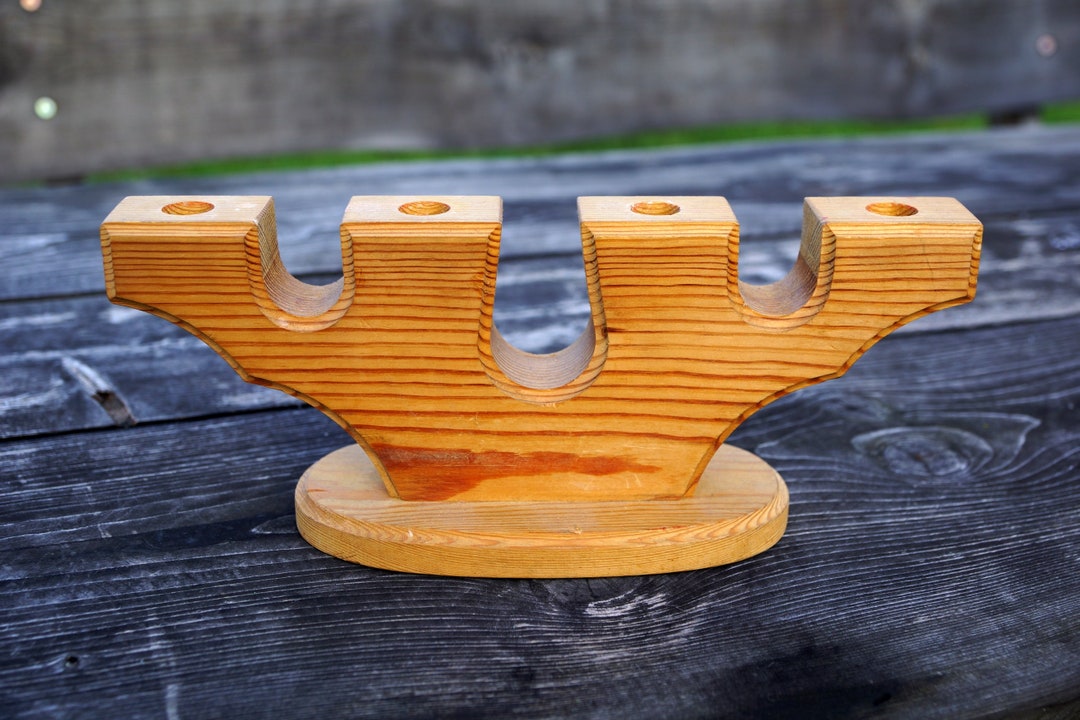 Vintage Swedish Christmas Candle Holder Traditional Folk Art Etsy