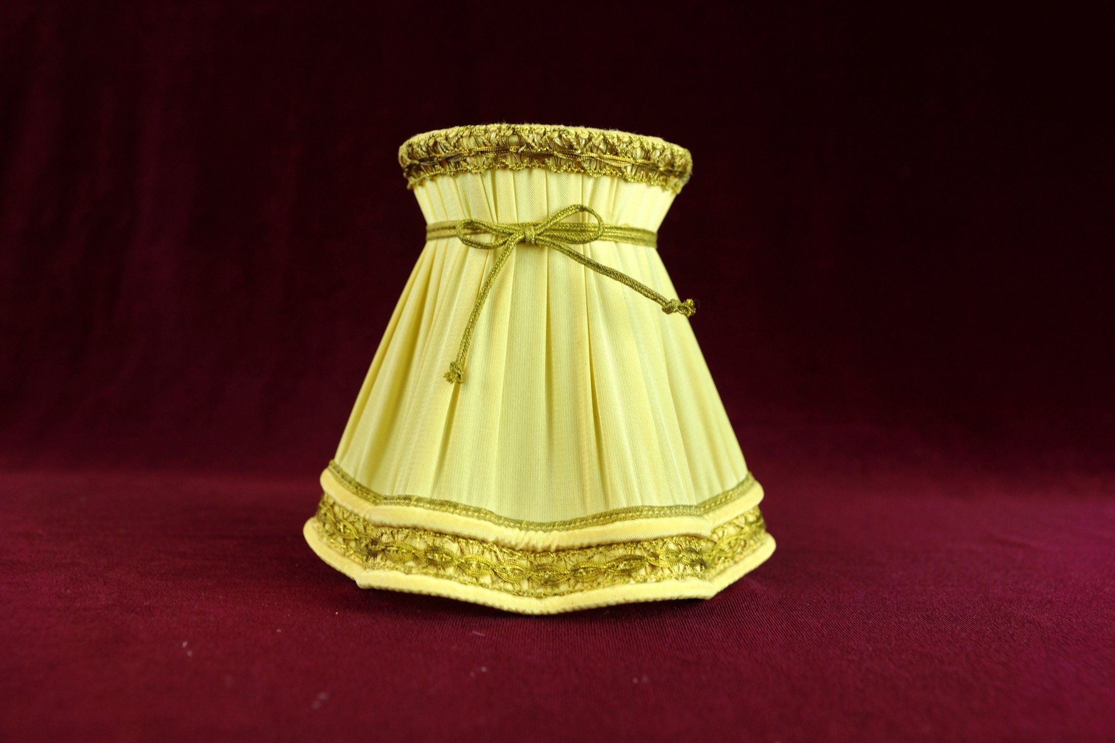 French Vintage beige Lampshades Fabric Covered Lamp Shades Etsy