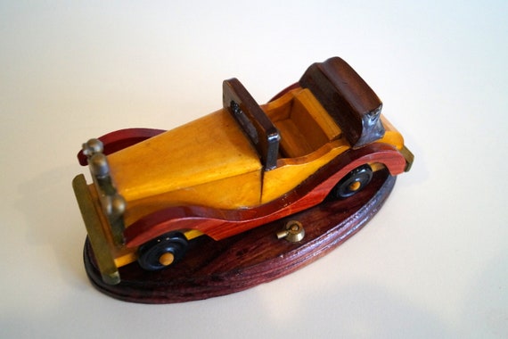 Handmade Wooden Car Model: 1917 Hudson Phaeton Replica - Etsy