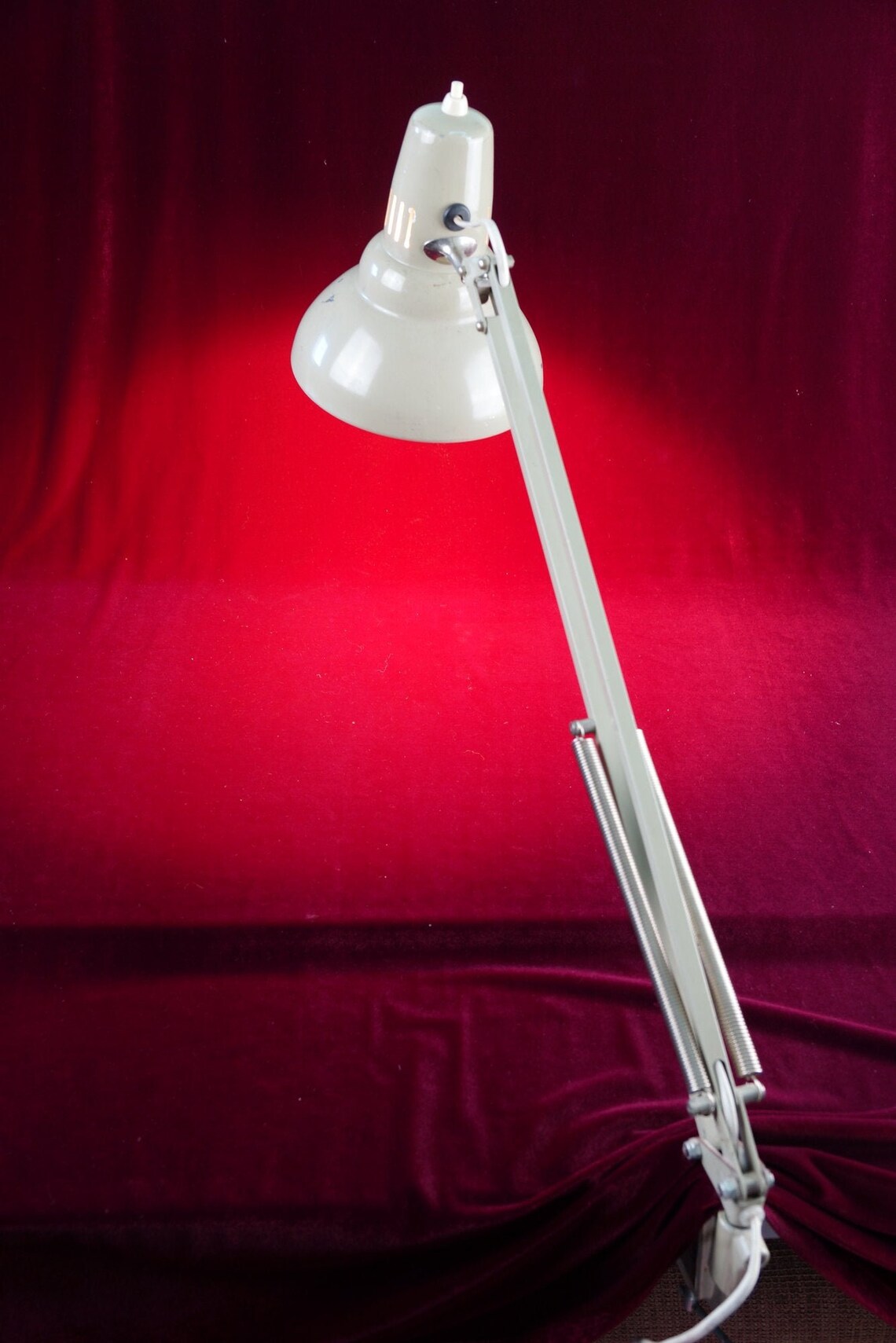 Vintage Classic Table Lamp Antique Stainless Metal Lamp Desk Etsy