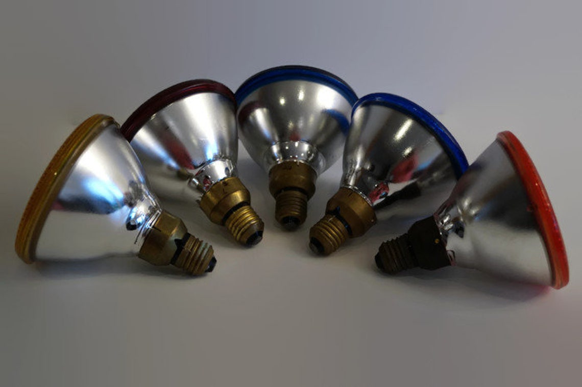Light Bulb Set of 5 Disco Light Bulbs Lamps Disco Light 2 Etsy