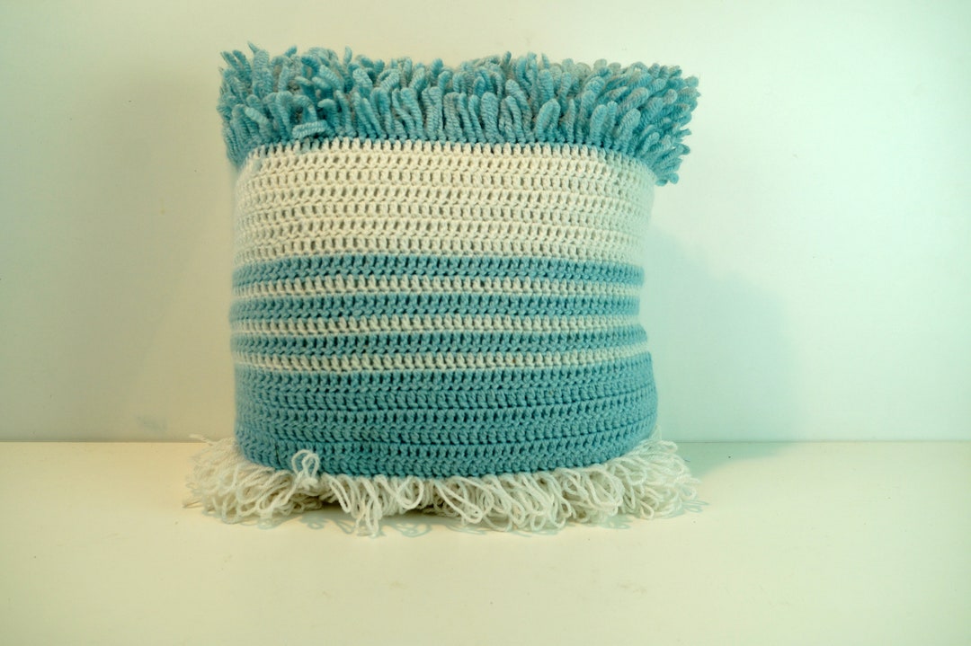 Throw Pillow Newborn Gift Nursery Decor Baby Pillow Light Blue Etsy