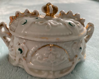 Antique Crown Trinket Box