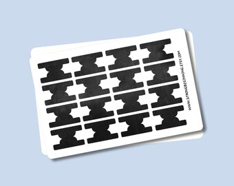 Chalkboard Planner Stickers, Bullet Journal Page Tabs