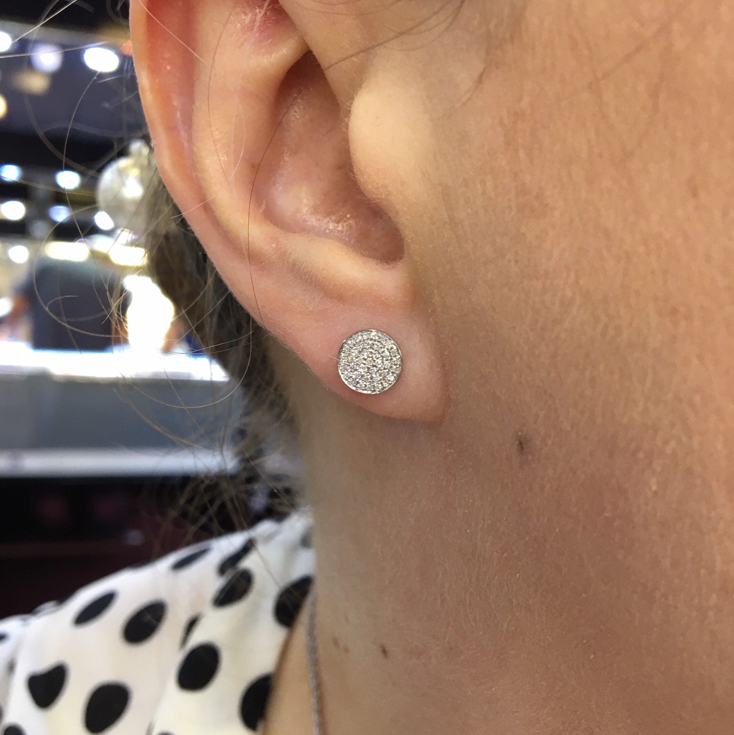 Orecchini A Cerchio In Oro, Diamanti BB39294 | Giorgio Visconti - Foto 8