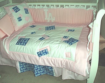 Lime Green Pink Ny New York Yankees Custom Made Nursery Baby Etsy