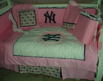 new york yankees crib bedding set