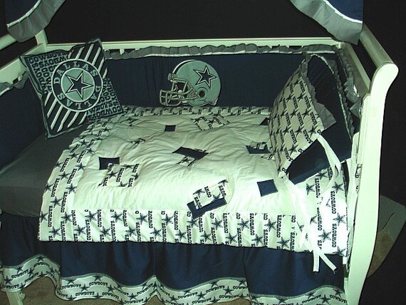dallas cowboys baby crib bedding set