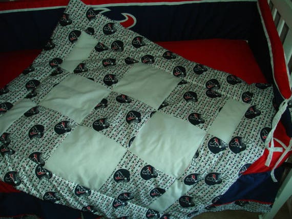 Throw Lap Baby Crib Houston Texans Blanket Quilt Only Custom Etsy