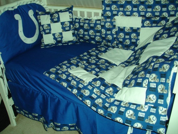 Indianapolis Colts Custom Made Or Made Bumperless Or In Pink Etsy