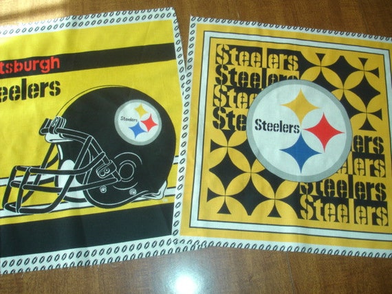 Pittsburgh Steelers Very Rare Pillow Fabric Panel New Etsy