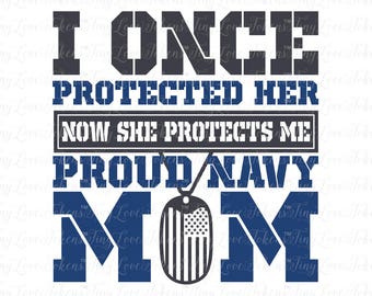 Download Proud Navy Mom Svg Etsy