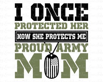 Download Proud Army Mom Son Design Svg Dxf Eps Pdf Jpg Etsy