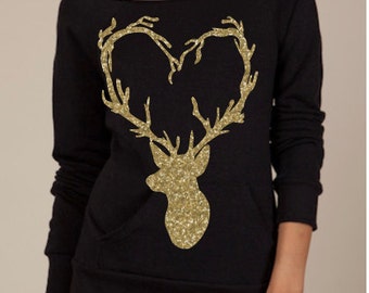Deer Heart SVG Design for Silhouette and other craft cutters (.svg/.dxf/.eps/.pdf)
