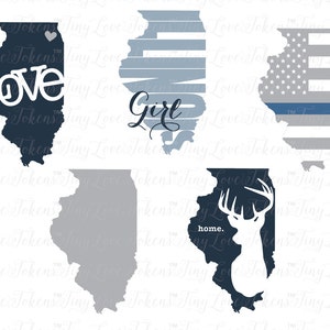 Illinois Life Design voor silhouet en andere ambachtelijke scharen (.svg/.dxf/.eps/.pdf)