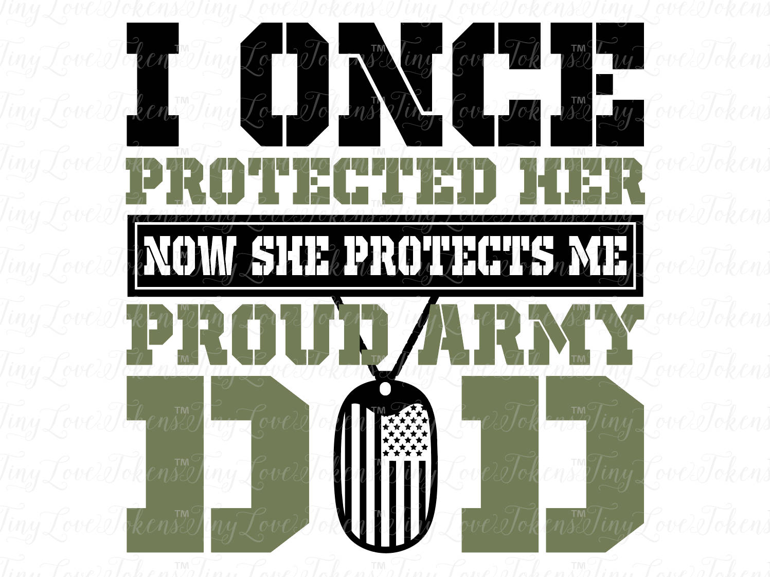 Download Proud Army Dad Daughter Design .svg/.dxf/.eps/.pdf/.jpg | Etsy