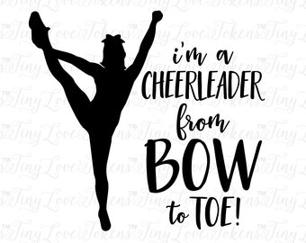 I'm A Cheerleader SVG Design for Silhouette and other craft cutters (.svg/.dxf/.eps/.pdf)