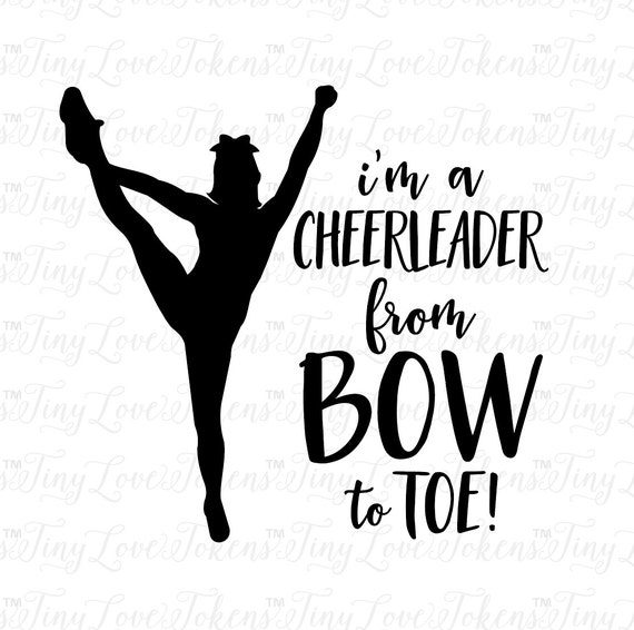 I'm A Cheerleader SVG Design for Silhouette and Other - Etsy