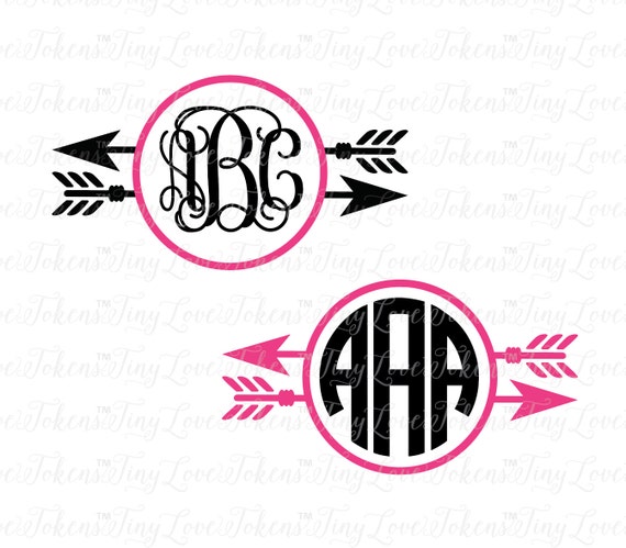 Download Feather Arrow Monogram Design for Silhouette and other ...