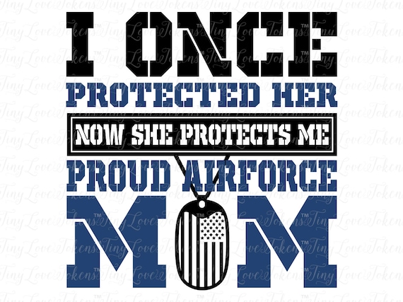 Download Proud Airforce Mom Daughter Design .svg/.dxf/.eps/.pdf/.jpg | Etsy