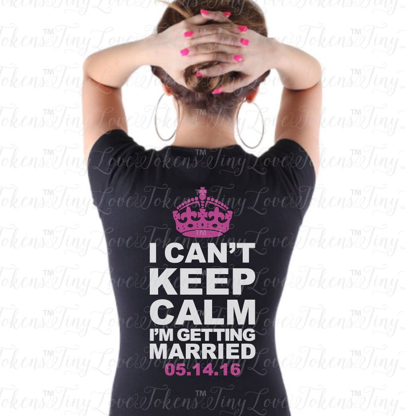 I Can't Keep Calm I'm Getting Married SVG Design for Silhouette and other craft cutters .svg/.dxf/.eps/.pdf image 2