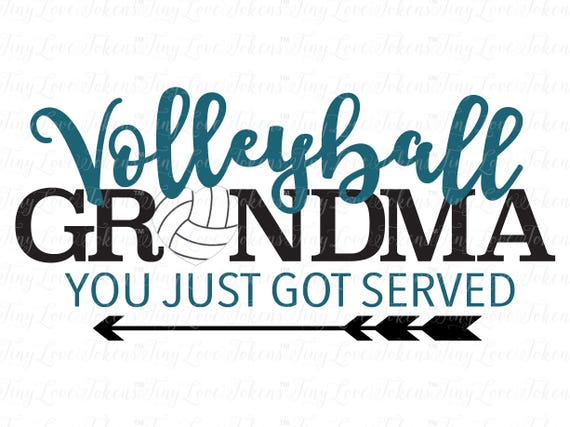 Download Volleyball Grandma Design Svg Dxf Eps Pdf Jpg Etsy