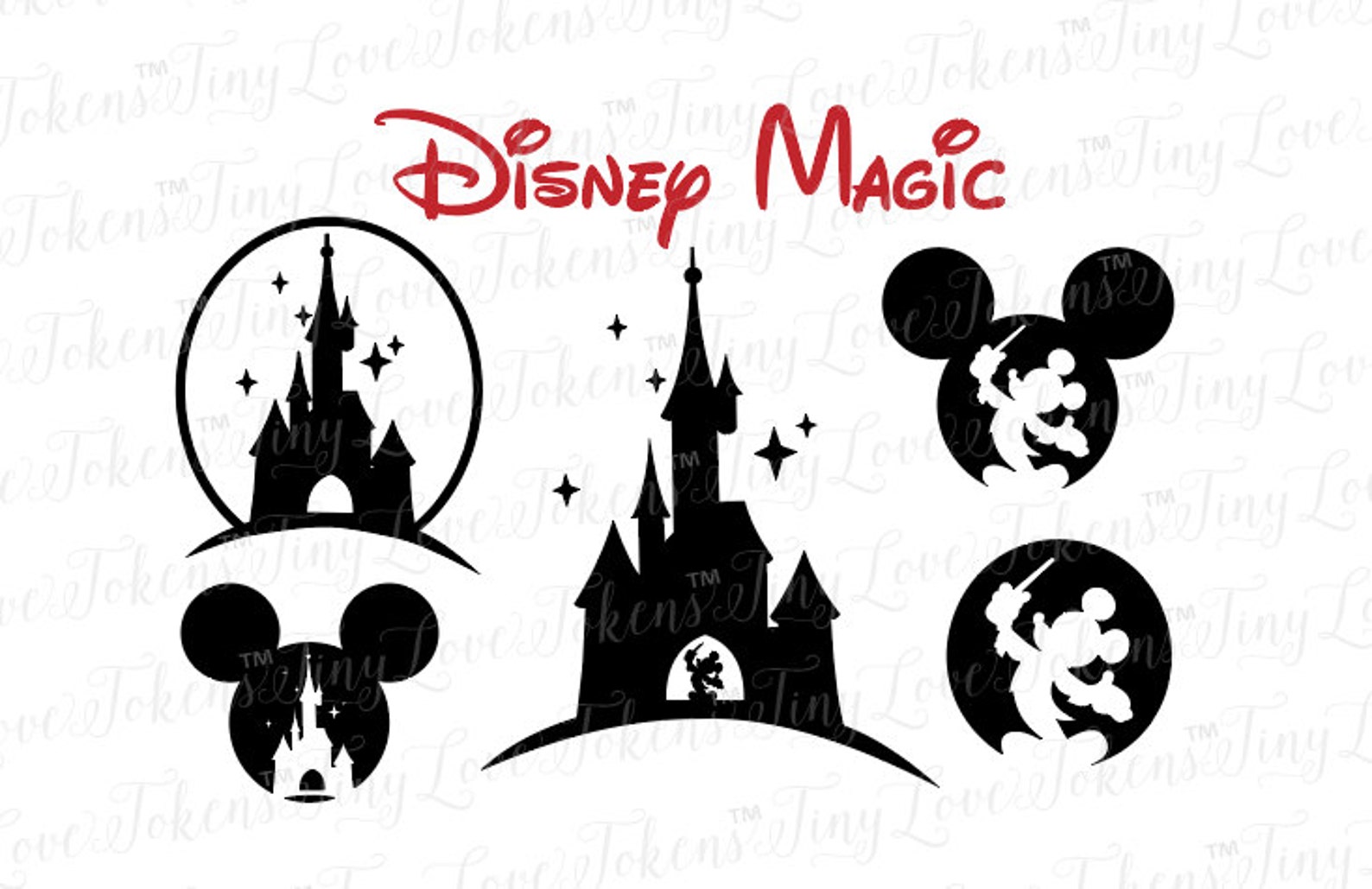 Disney Magic SVG Design for Silhouette and other craft cutters | Etsy