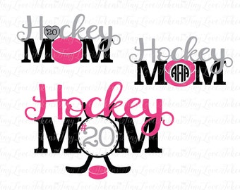 Hockey Mom Design for Silhouette and other craft cutters (.svg/.dxf/.eps/.pdf)