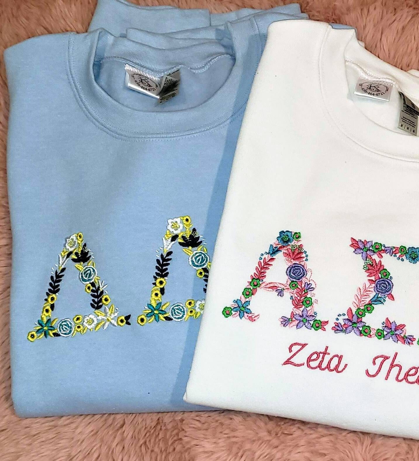Custom Sorority Sweatshirt Etsy