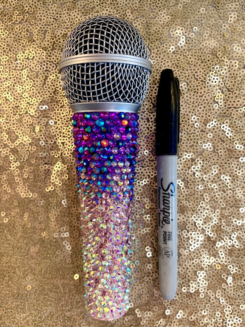 Inspired By Taylor Swift Rhinestone Bling Microphone NEW Lover