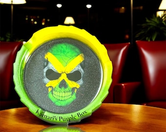 Jamaica Skull Ashtray