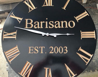 Personalized family clocks