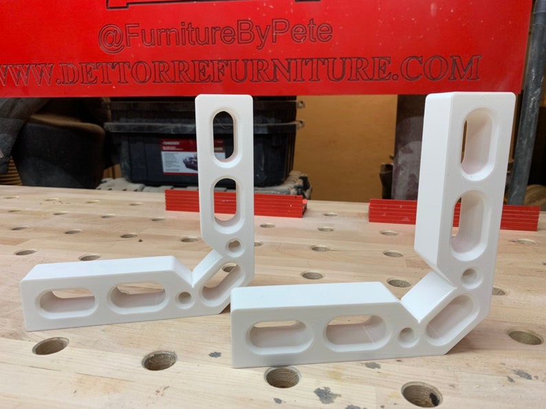 90 Degree Clamps Set of 2, Right Angle Clamps Set of 2, 3d Printed Clamps Set of 2 Etsy