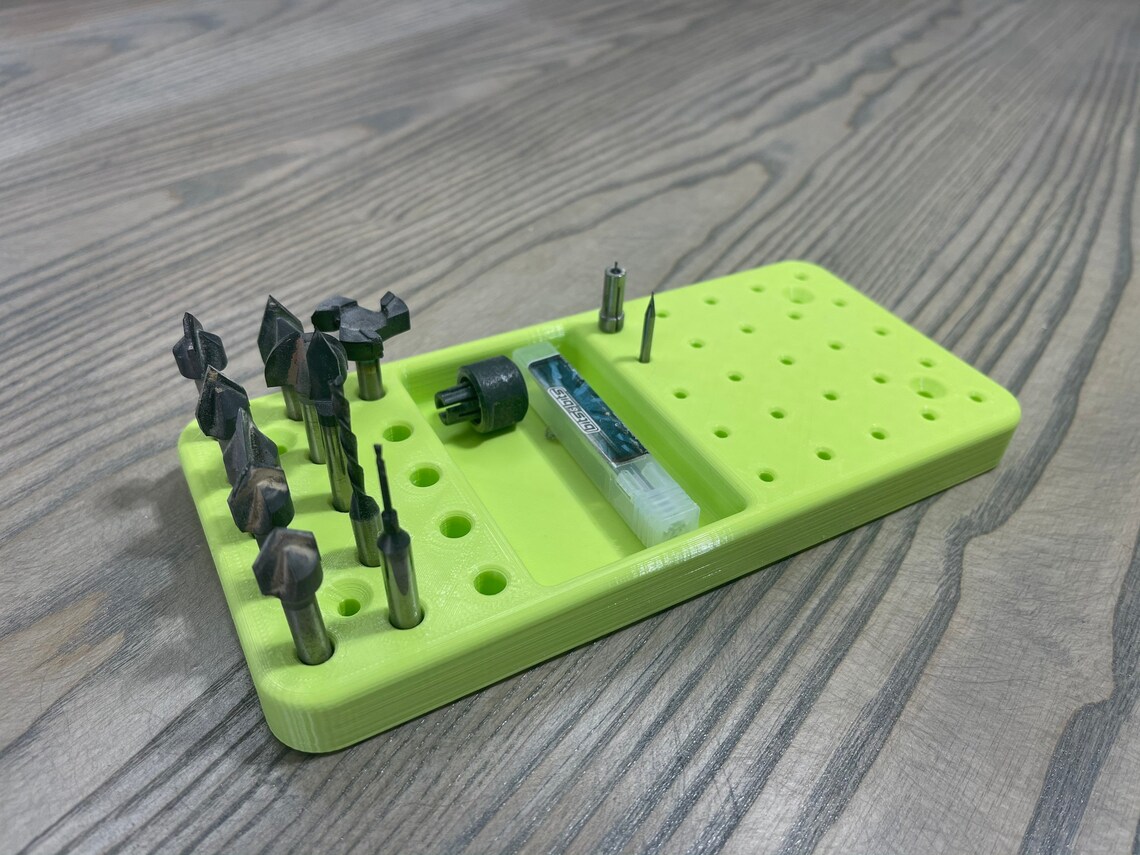 Router Bit & Drill Bit Holder CNC Tray Etsy New Zealand