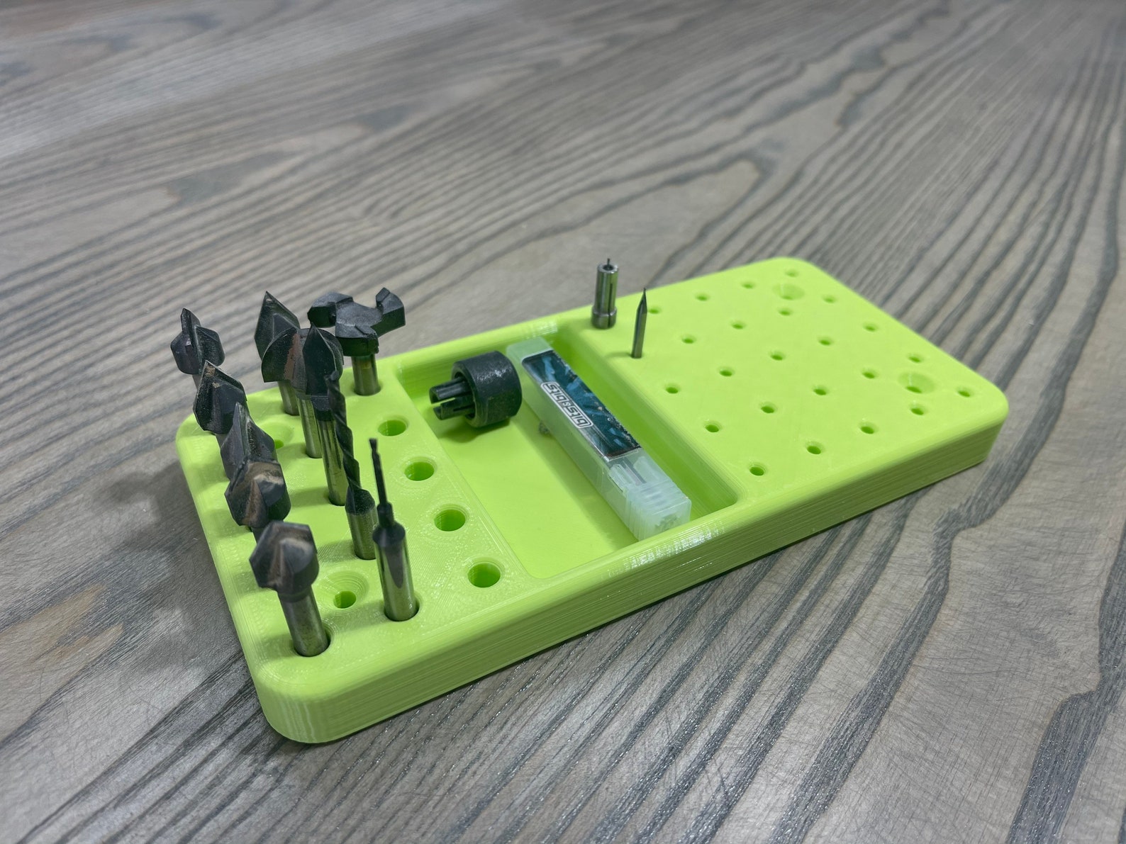 Router bit & drill bit holder CNC tray Etsy