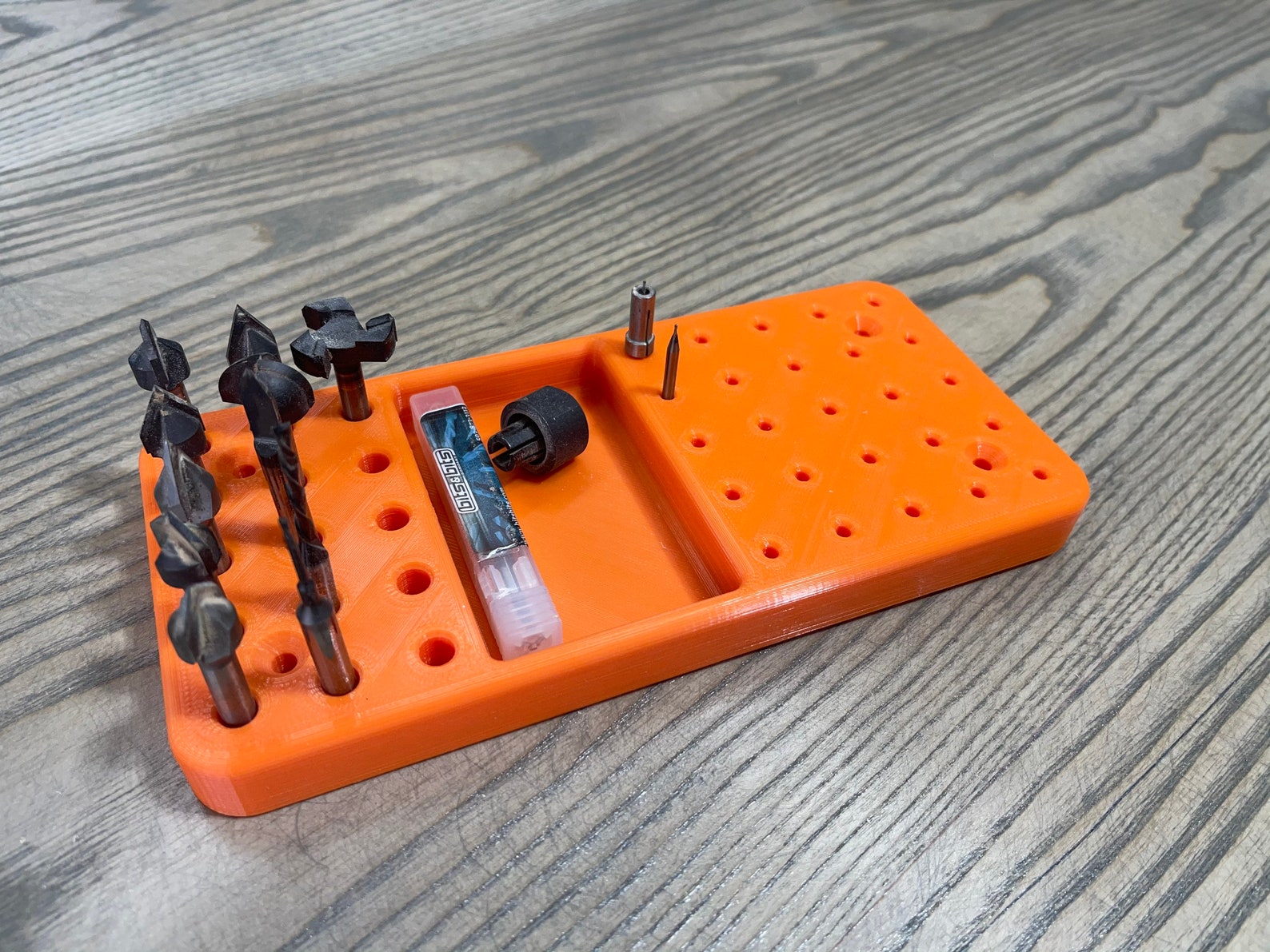Router bit & drill bit holder CNC tray Etsy