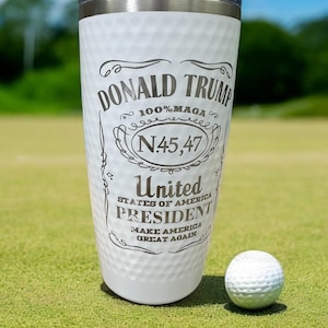 Special Edition President Trump 20oz Golf  Travel Mug/Tumbler