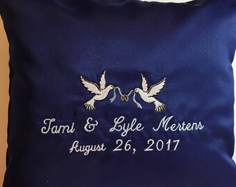 Satin Wedding pillow