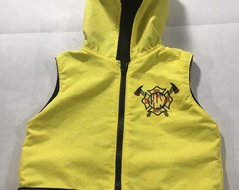 Simple children's weighted Vest with hood and removable weight bags (check size for actual pricing)