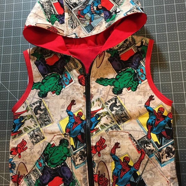 Chaleco lastrado con capucha y bolsas de peso extraíbles, para niños con necesidades sensoriales (consulte el tamaño para conocer el precio real).