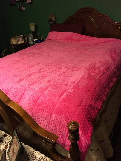 King Size Weighted Blanket - 85 x 100 - Custom Made