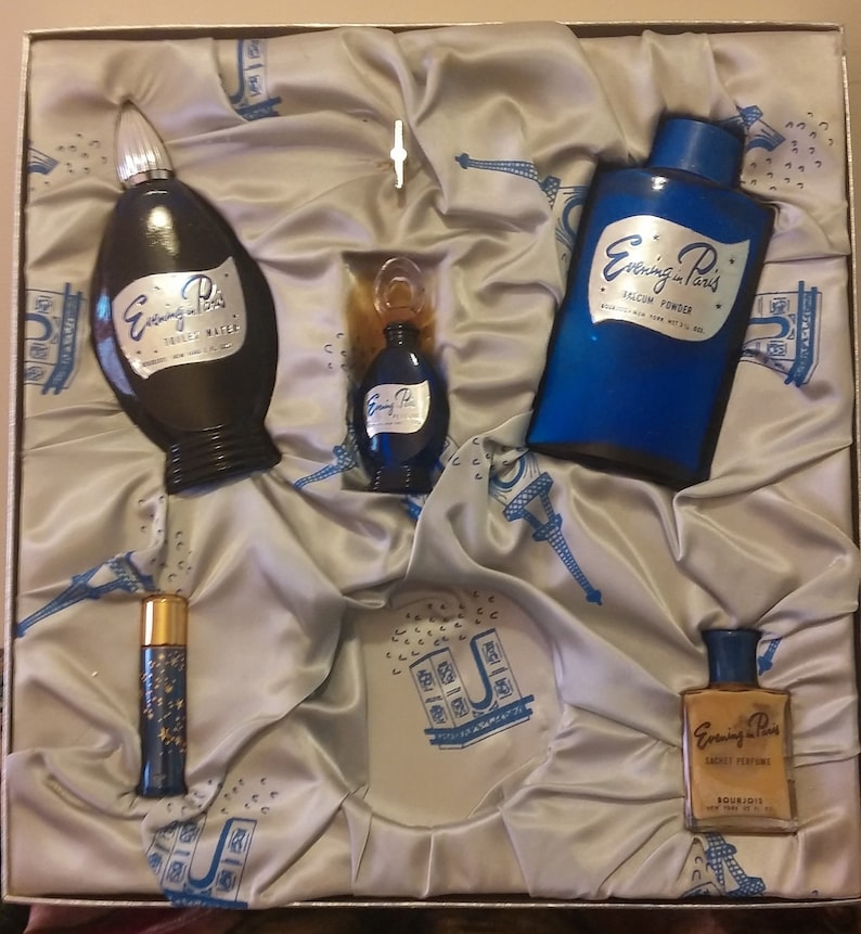 Vintage Bourjois Soir De Paris Parfum Boîte à Musique Boxed Etsy