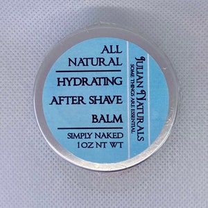 Hydrating After Shave Balm All Natural No Alcohol No Synthetics No Petroleum