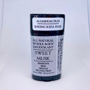 Sweet Musk Sensitive Skin All Natural Deodorant