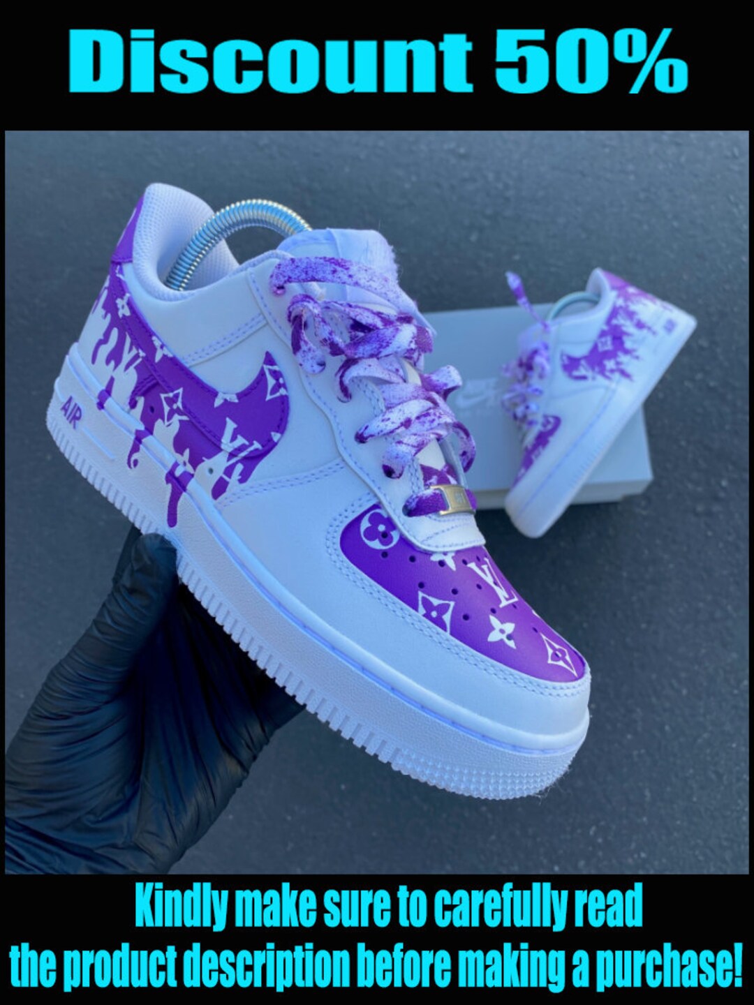 white and purple af1