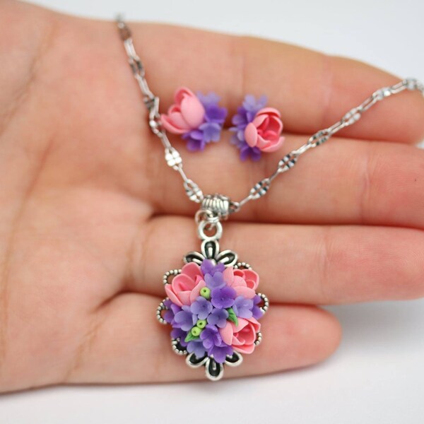 Polymer Clay Flower Etsy