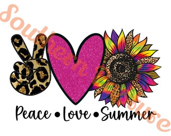Vrede, liefde zomer png