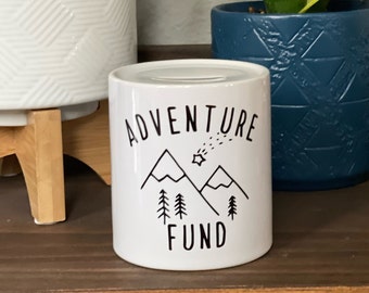 Adventure Fund Coin Bank - Vacation Piggy Bank