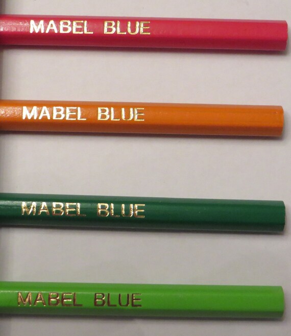 Personalised Coloured Staedtler Pencils Etsy Uk