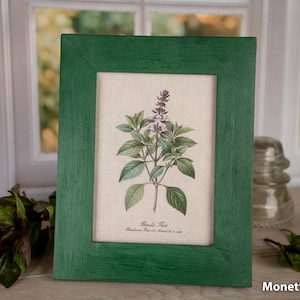 Solid Color Picture Frame - Choose Your Color/Size - Hand Painted Solid Wood - 39 Colors - Photo Frame